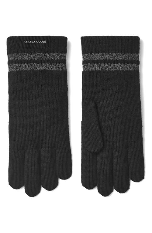 Barrier Merino Wool Gloves in Black
