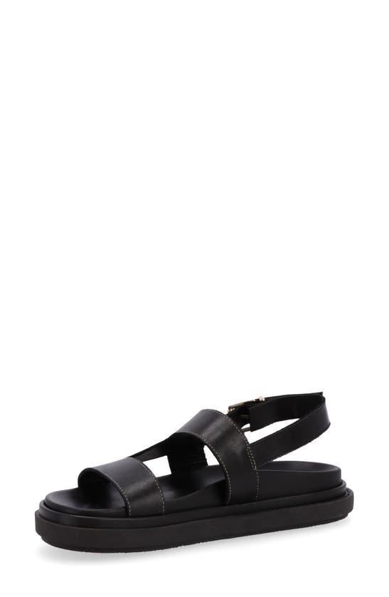 Shop Alohas Lorelai Strappy Slingback Sandal In Black