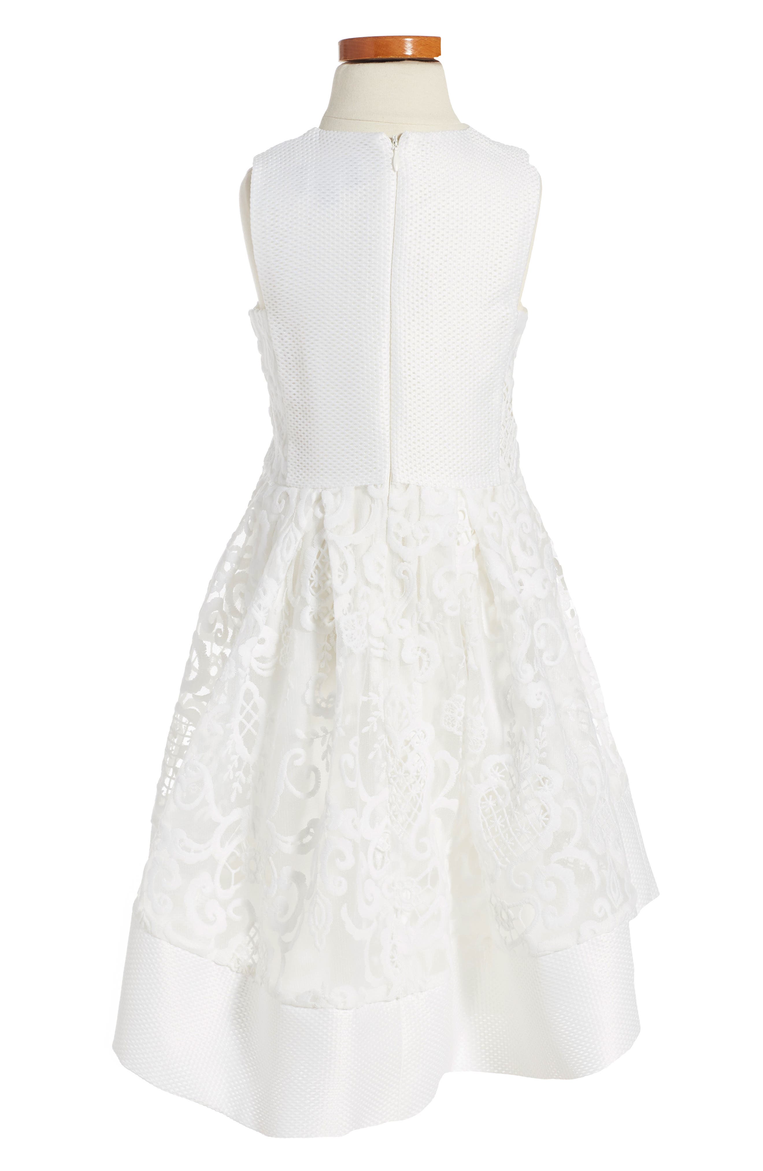 Bardot Junior Debut Embroidered Fit & Flare Dress (Toddler Girls