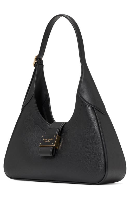 Shop Kate Spade New York Nouveau Leather Shoulder Bag In Black