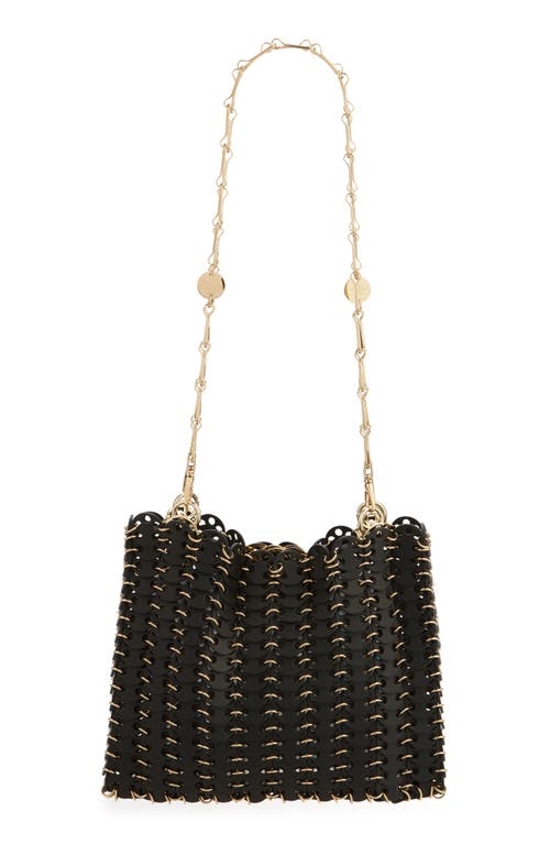 Rabanne 1969 Shoulder Bag In Black / Gold