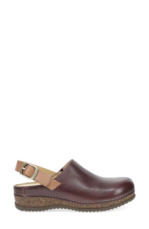 Shop Dansko Merrin Slingback Clog In Cordovan