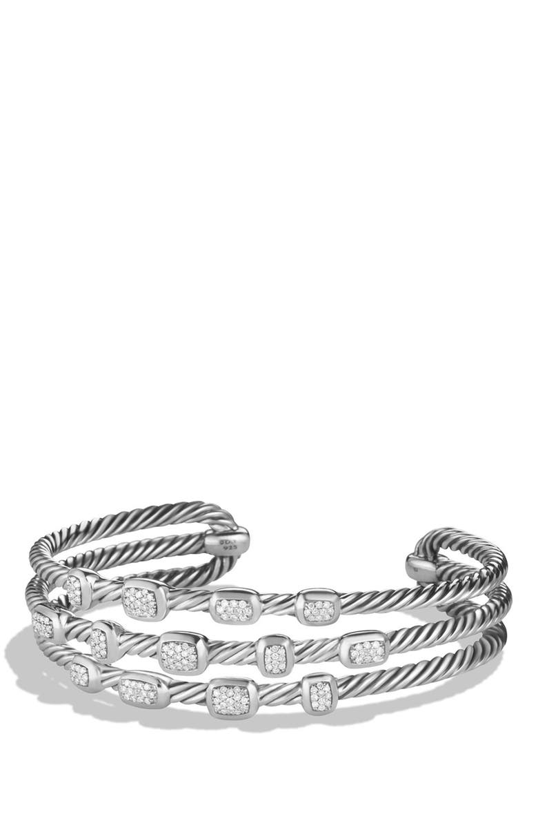 David Yurman 'Confetti' Narrow Cuff Bracelet with Diamond | Nordstrom