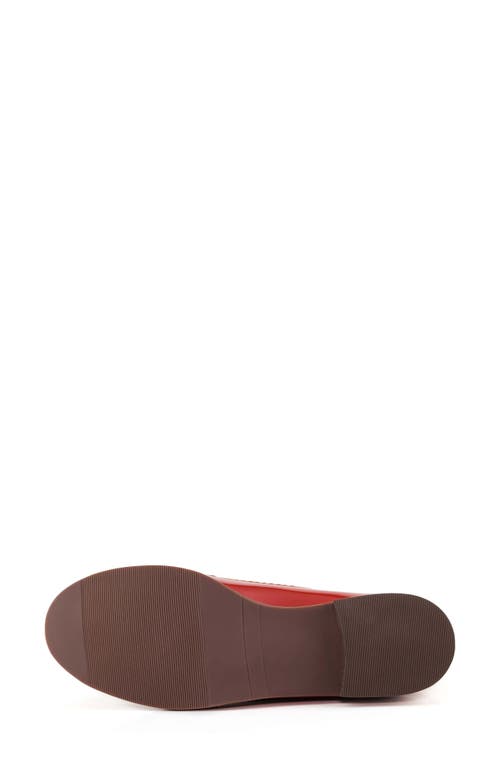 Marc Joseph New York East Village Penny Loafer In Red Patent