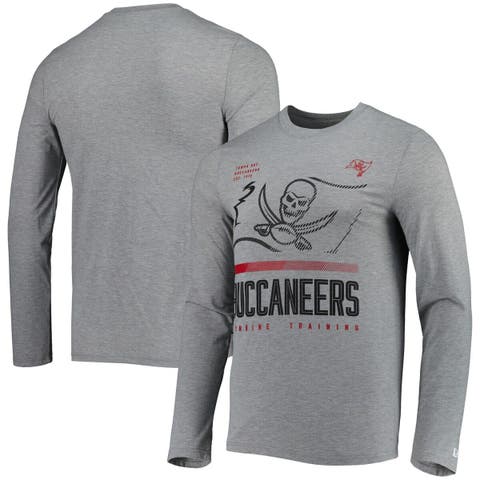 New Era Heathered Gray Las Vegas Raiders Combine Authentic Red Zone Long Sleeve T-Shirt Heather Gray