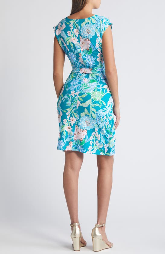 Shop Lilly Pulitzer Toryn Floral Side Tie Dress In Multi Hot On The Vine