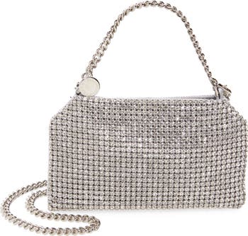 Stella McCartney Small Falabella Crystal Mesh East/West Handbag | Nordstrom