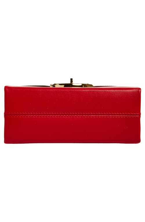 Shop Mulberry Small Lana Top Handle Crossbody Bag In Scarlet Red