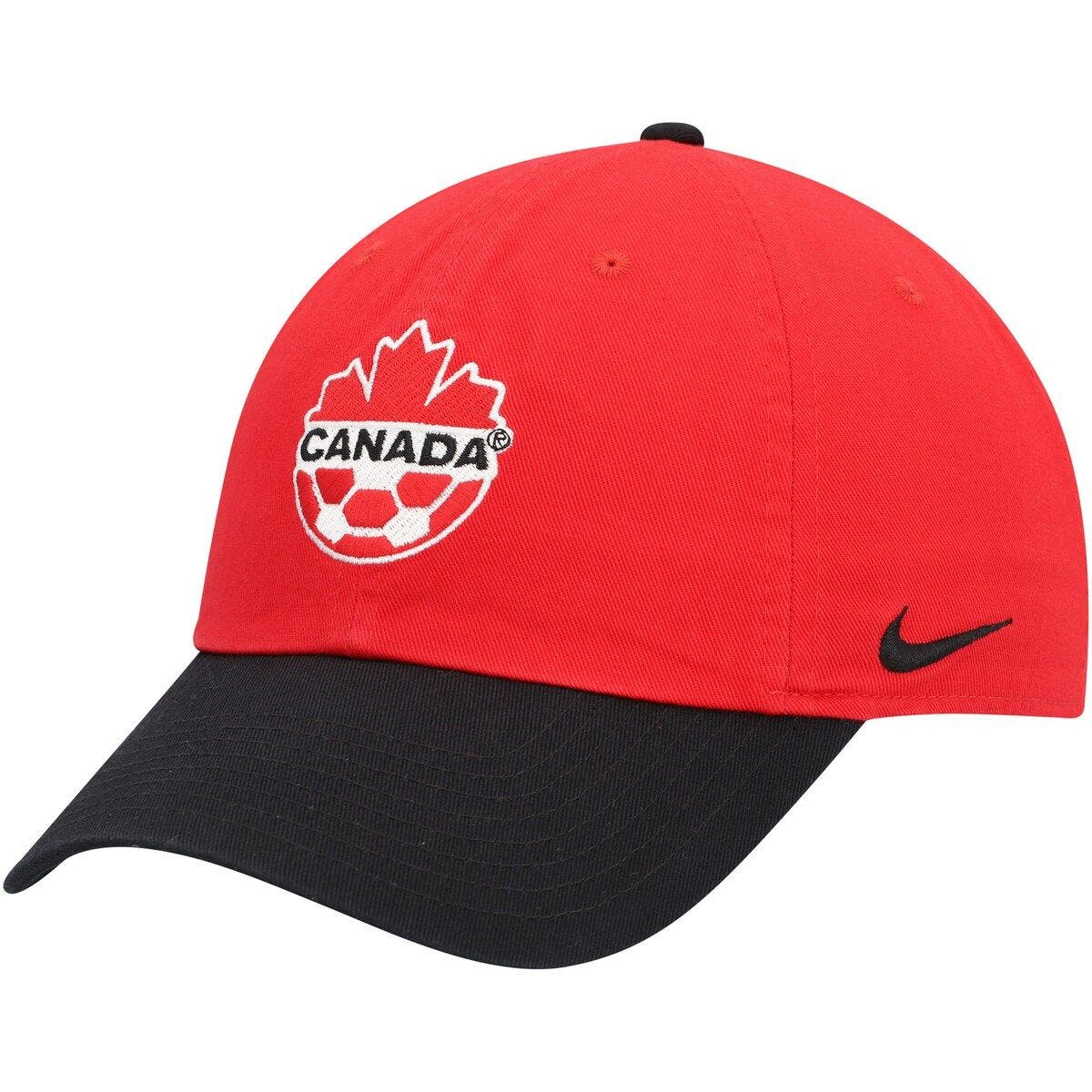 Nike Men's Nike Red/Charcoal Canada Soccer Campus Adjustable Hat Nordstrom
