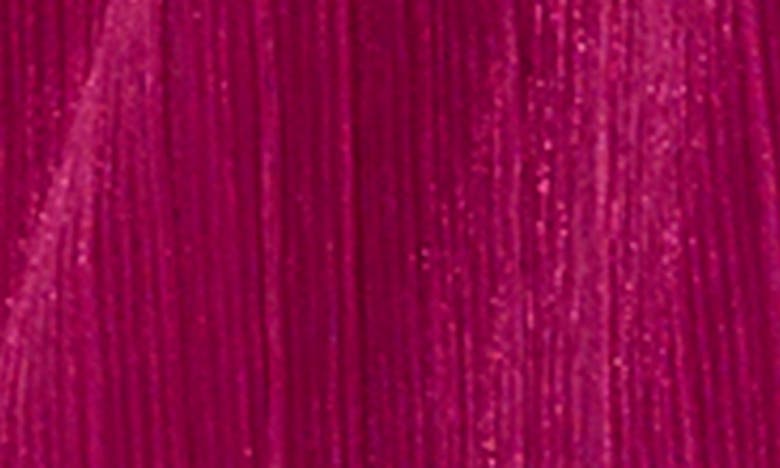 Adrianna Papell Stardust Pleated One Shoulder Gown In Magenta