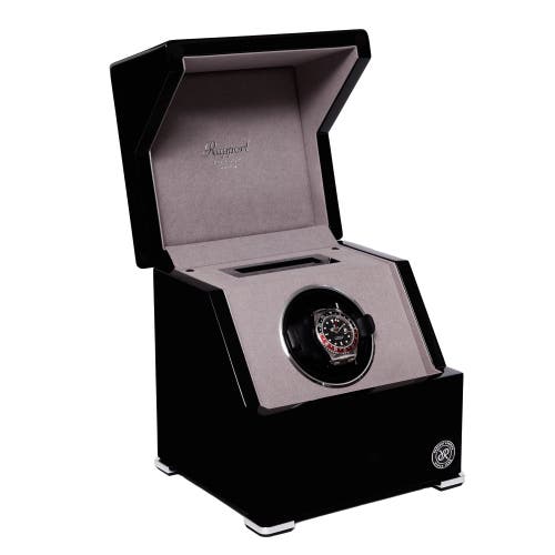 Rapport London Perpetua Single Watch Winder In Ebony