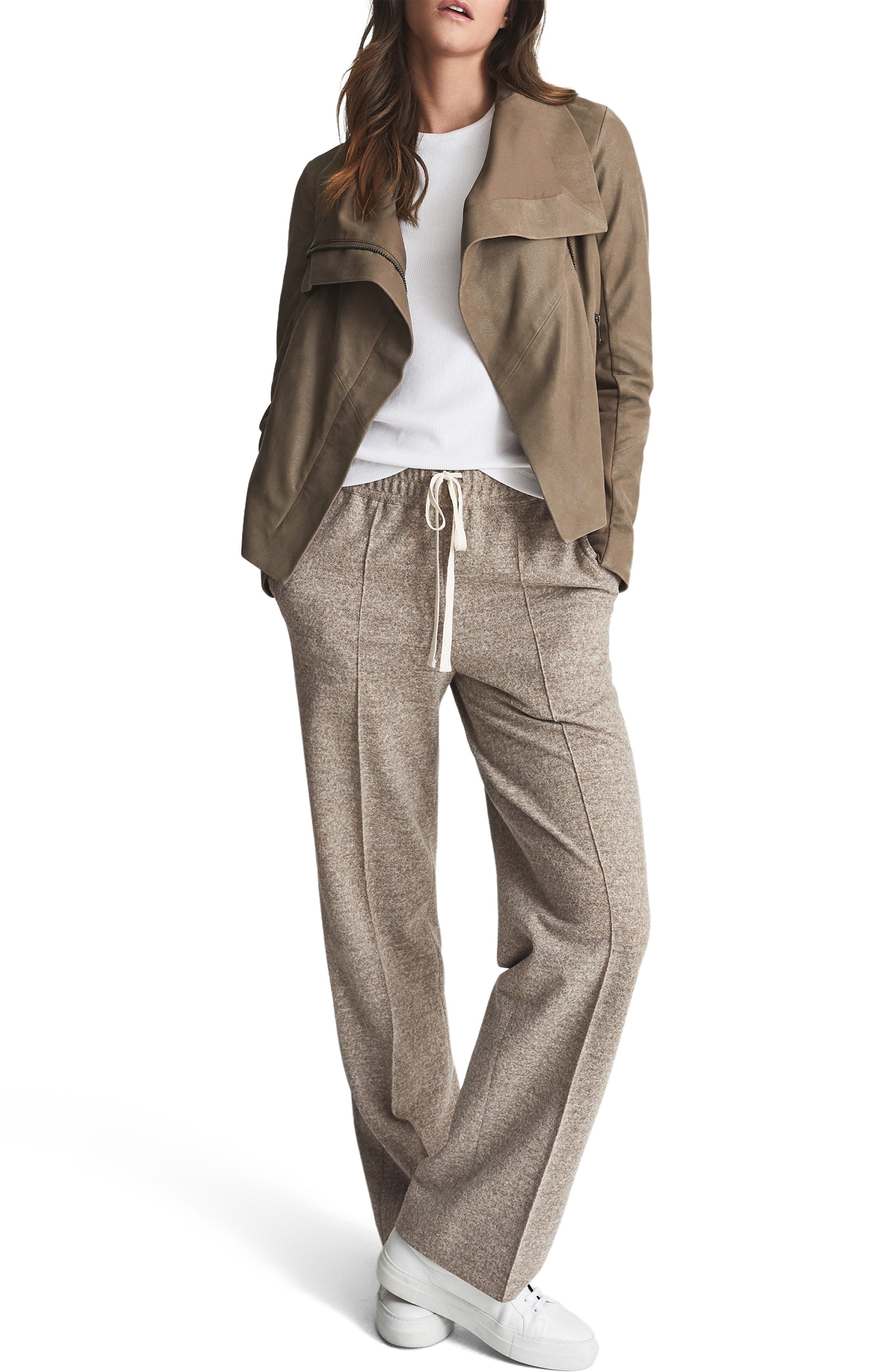 waterfall lapel jacket