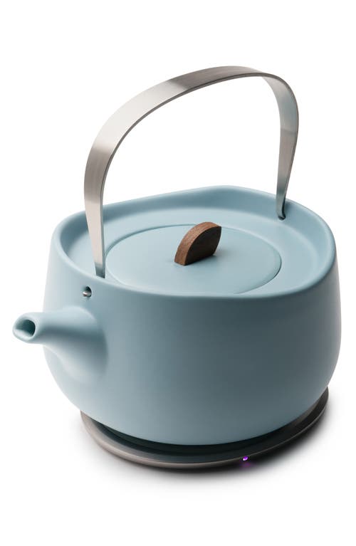 Ohom Leiph Self-heating Teapot Set In Moonmist Blue