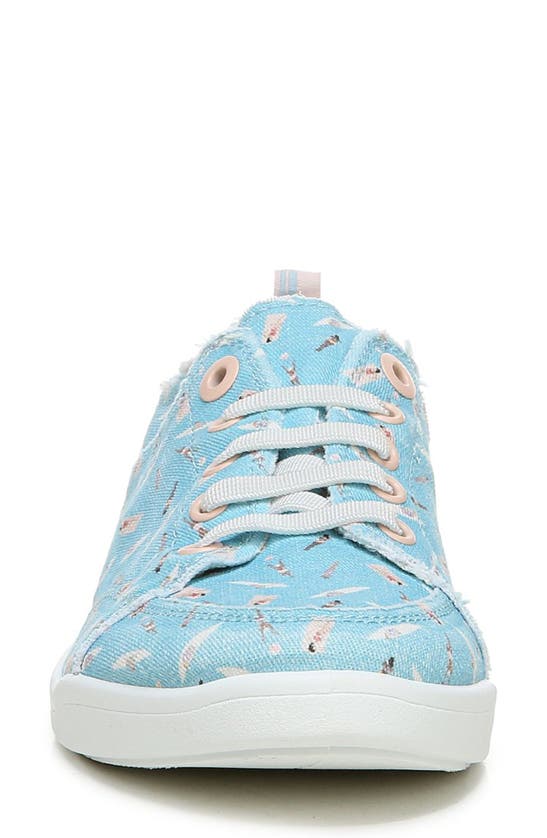 Vionic Beach Collection Pismo Lace-up Sneaker In Porcelain Blue