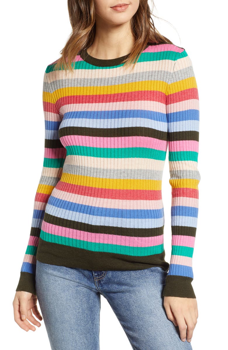 English Factory Multicolor Stripe Sweater | Nordstrom