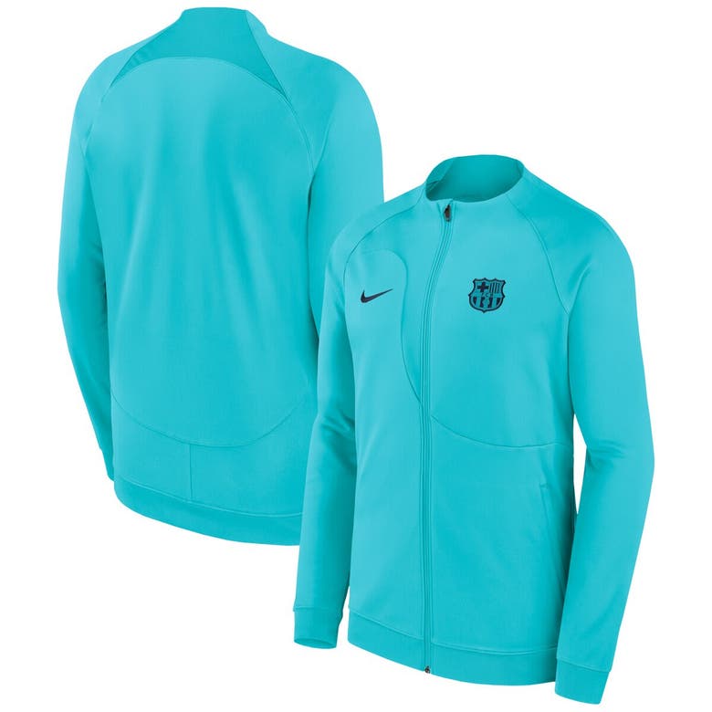 Shop Nike Turquoise Barcelona 2023 Academy Pro Anthem Full-zip Jacket