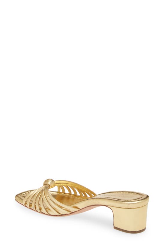 Shop Loeffler Randall Hazel Slide Sandal In Gold