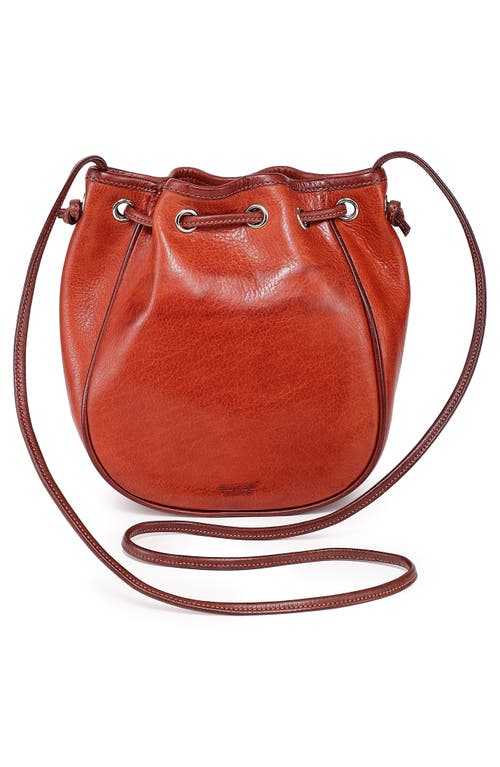 Old Trend Snapper Crossbody Bucket Bag In Caramel