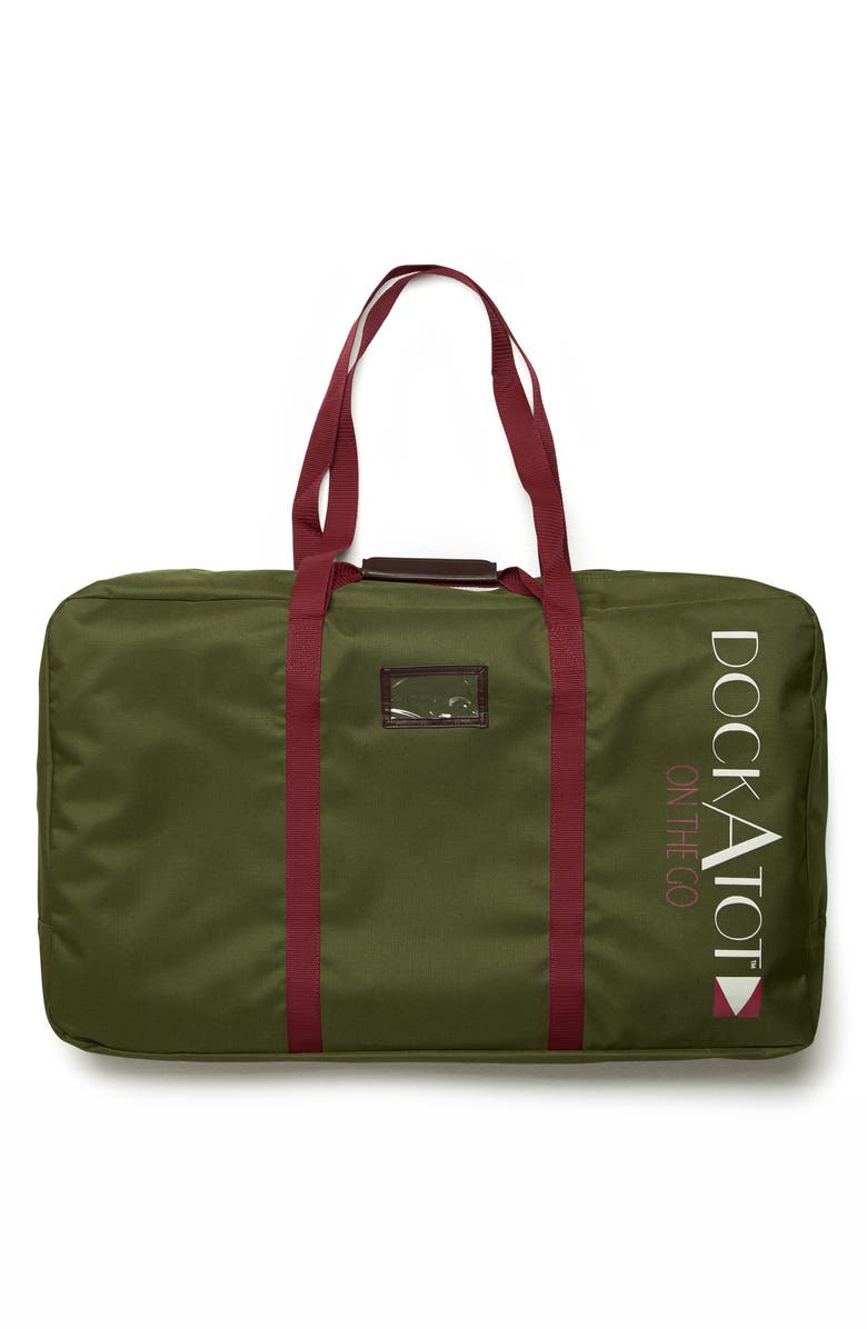 DOCKATOT Deluxe Transport Bag, Main, color, MOSS GREEN