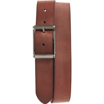 Frye Roller Buckle Leather Belt, Tan