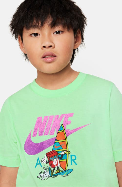 Shop Nike Kids' Sportswear Graphic T-shirt In Vapor Green