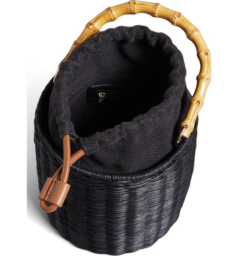 Jayriri Basket Weave Bucket Bag