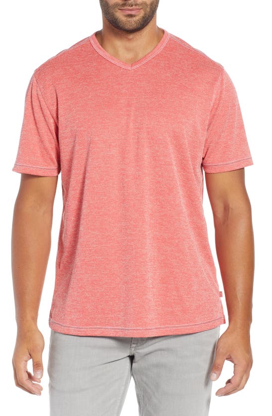 Tommy Bahama Sand Key V-neck T-shirt In Pink