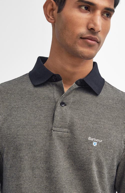 Shop Barbour Walkford Long Sleeve Polo In Black