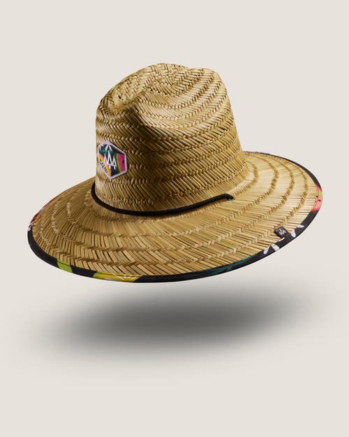 Hemlock Blend Straw Lifeguard Hat In Fruit