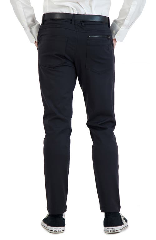 Shop Levinas All Day Everyday Stretch Tech Chino Pants In Black