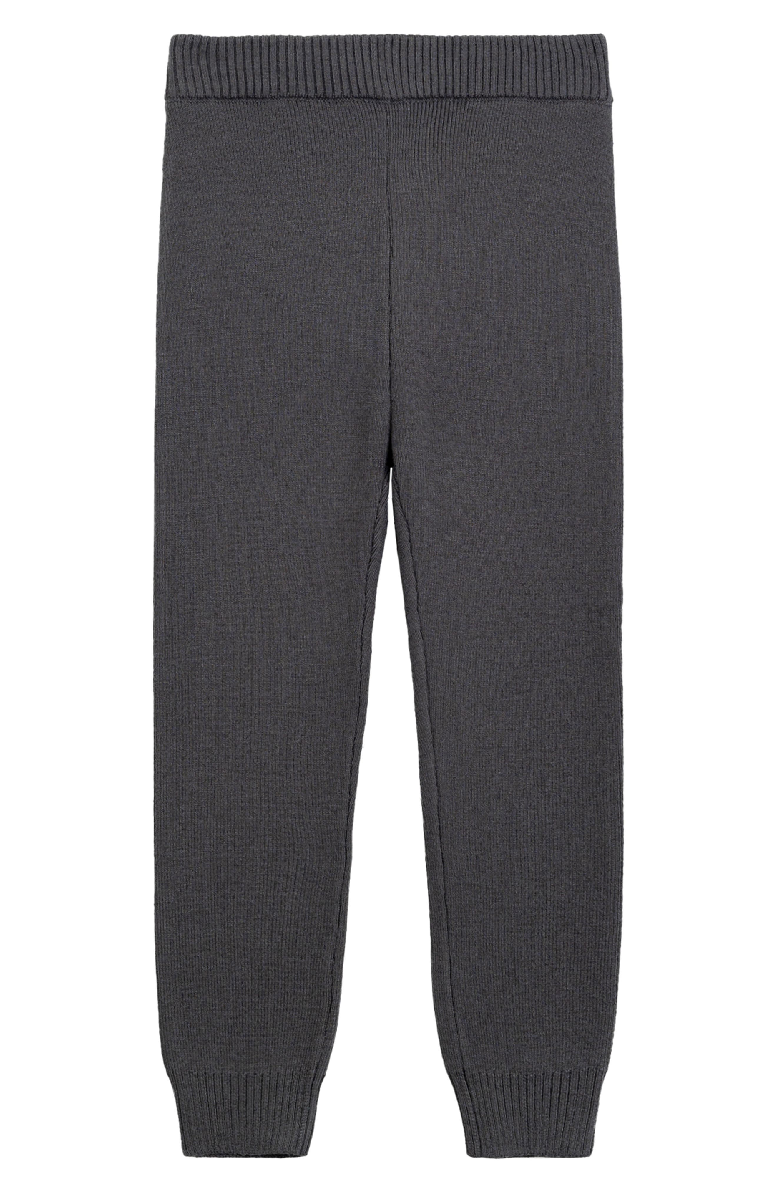 Miles The Label Kids' Sweater Leggings in 902 Dark Grey at Nordstrom, Size 2-3T