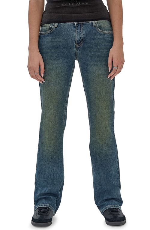 Tinted Bootcut Jeans in Blue