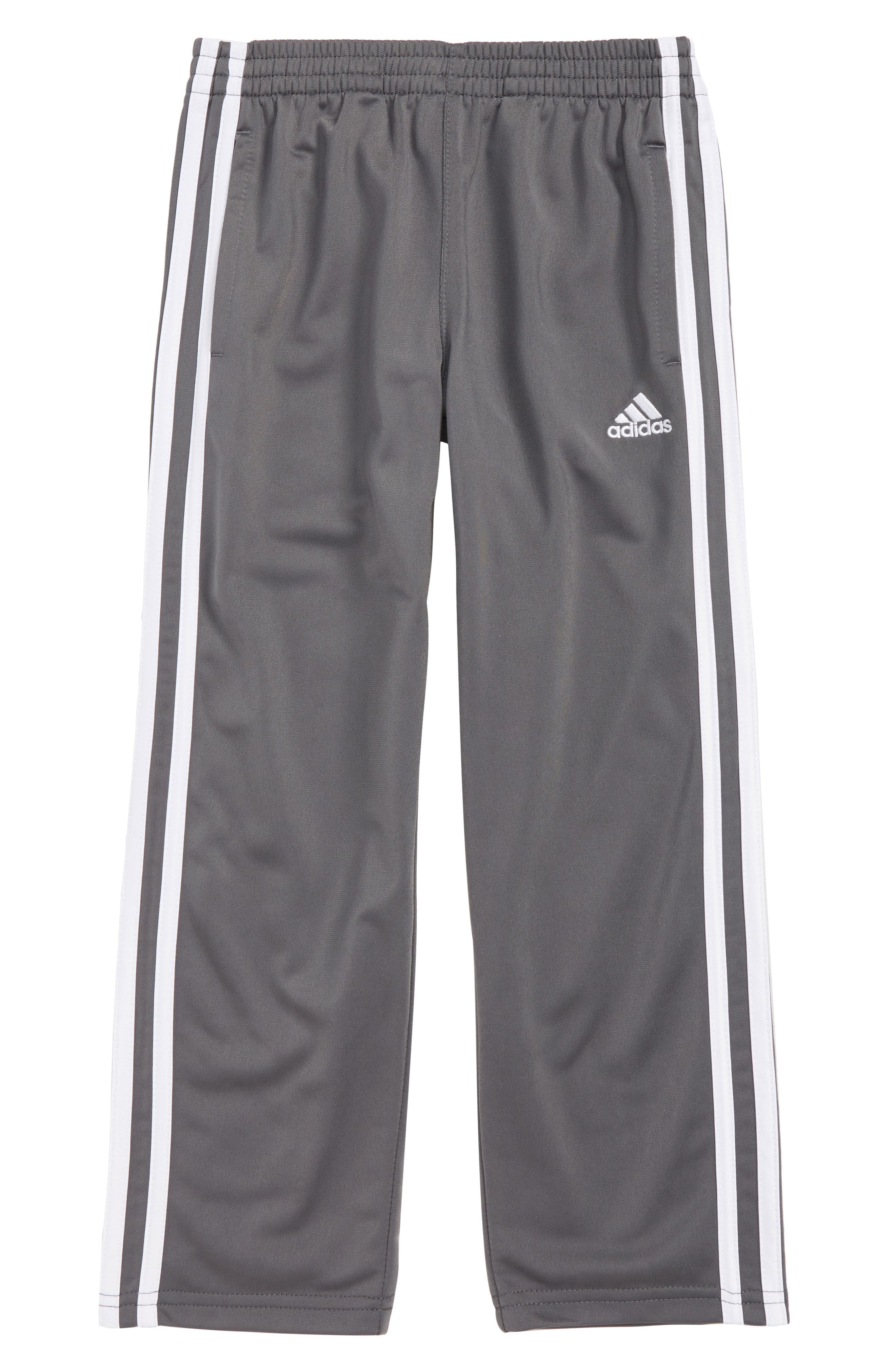 UPC 191358569674 product image for Boy's Adidas Iconic Tricot Pants, Size 7 - Grey | upcitemdb.com