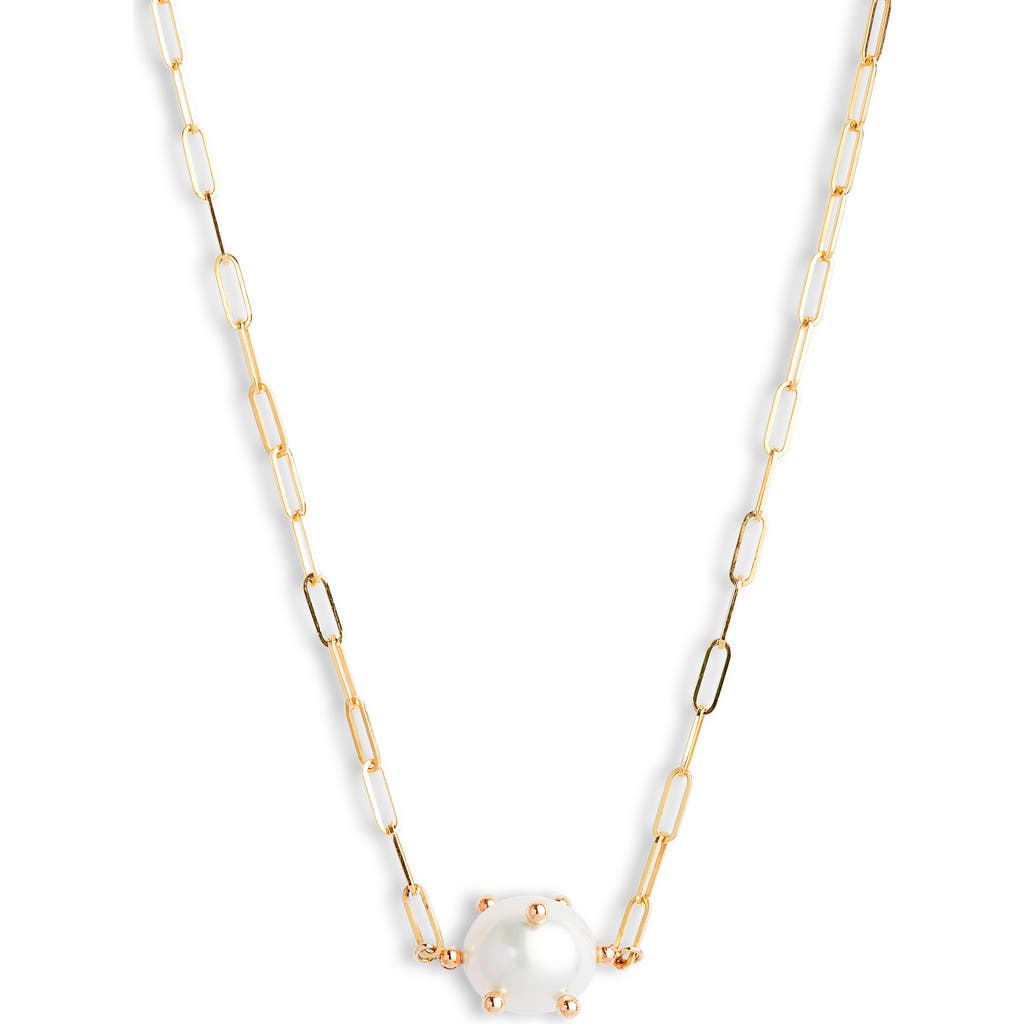 POPPY FINCH POPPY FINCH BUBBLE CULTURED PEARL PENDANT NECKLACE
