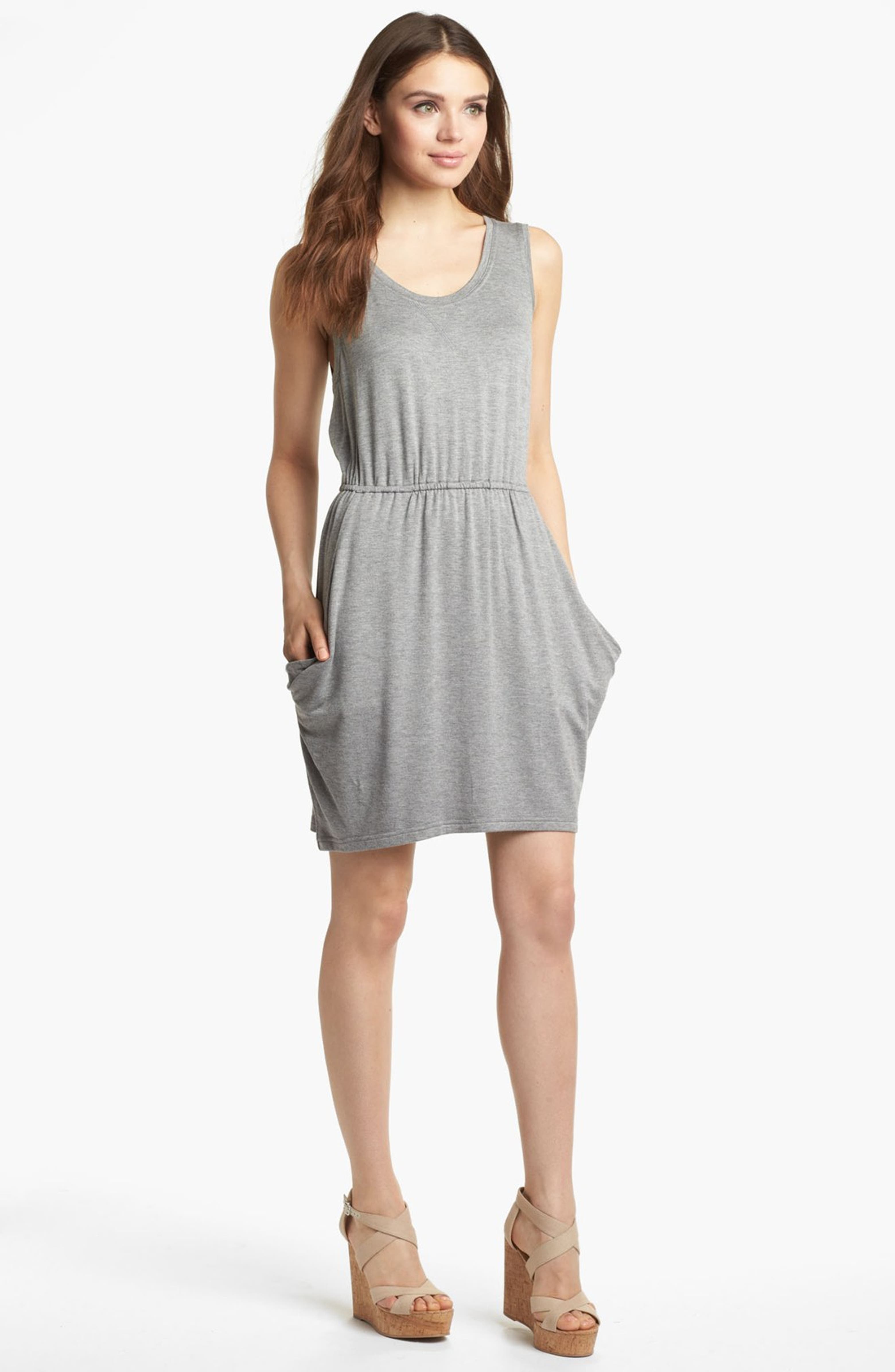 Kensie French Terry Tank Dress | Nordstrom