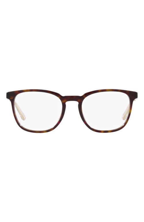 Prada 56mm Square Optical Glasses in Havana at Nordstrom