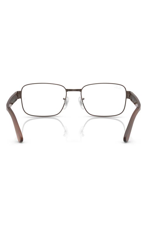 Ray Ban Ray-ban 54mm Pillow Optical Glasses In Copper