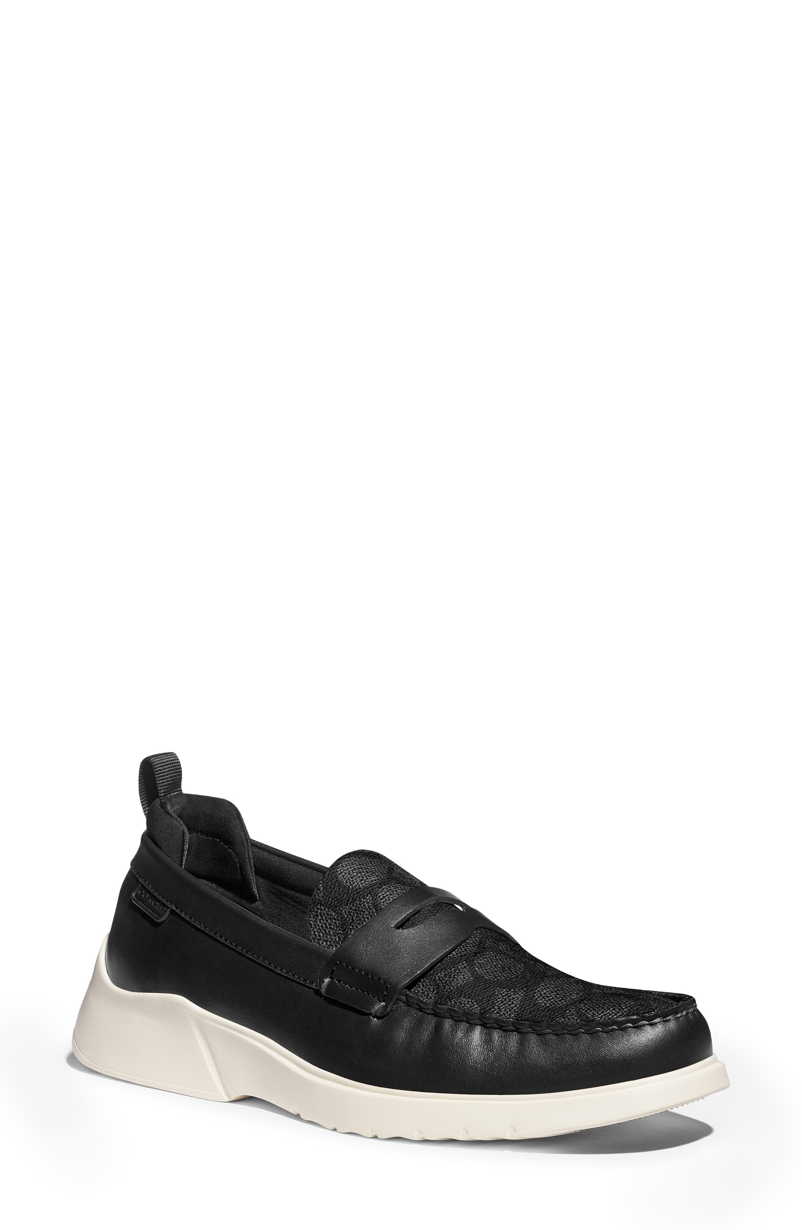 coach signature loafers