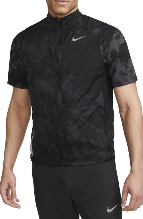 Nike Repel Run Division Water Repellent Vest in Black at Nordstrom, Size Medium