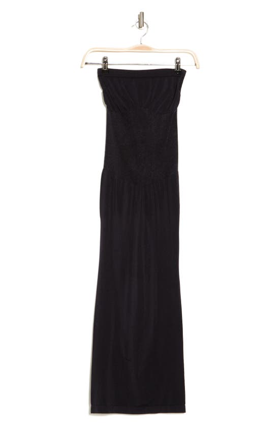 Wishlist Strapless Knit Maxidress In Black