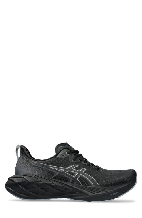 Asics ® Novablast 4 Running Shoe In Black/graphite Grey