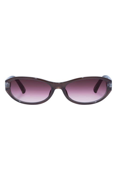 Don't Cha 56mm Oval Sunglasses in Pearl Chocolate