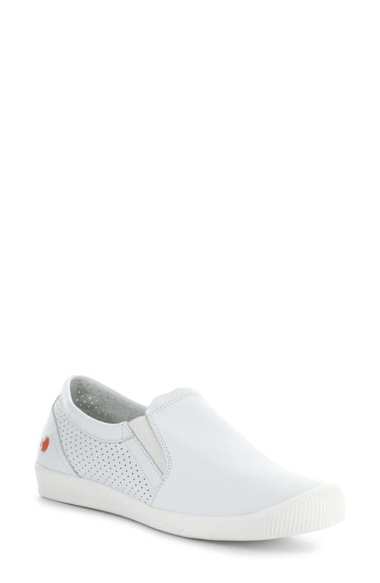 Softinos By Fly London Iloa Sneaker In White Smooth