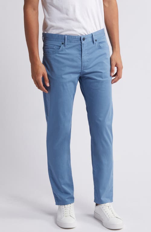 BOSS Delaware Straight Leg Five Pocket Pants Light Blue at Nordstrom, X 32