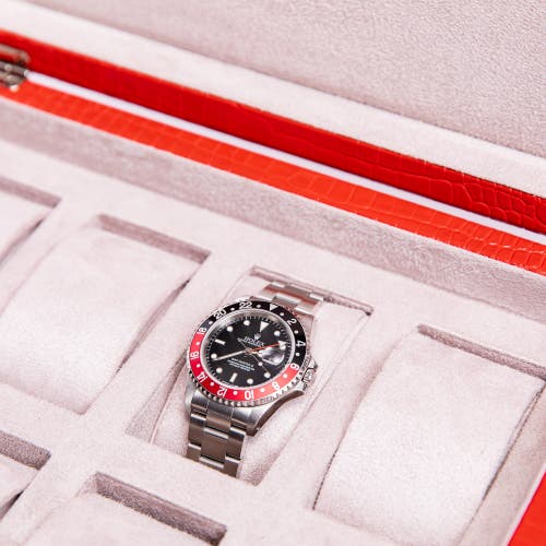 Rapport London Brompton Eight Watch Box In Red