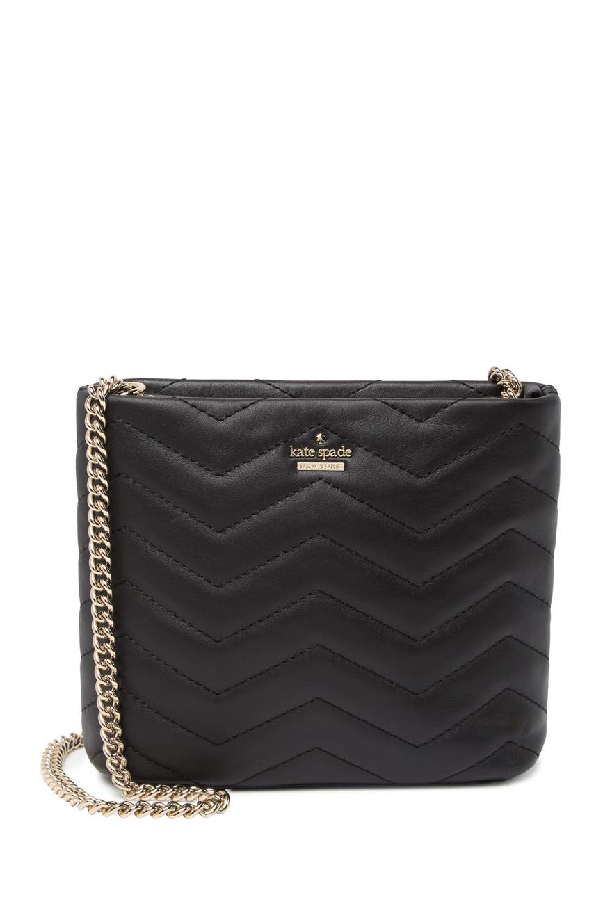 kate spade new york | ellery leather chevron crossbody bag | Nordstrom Rack