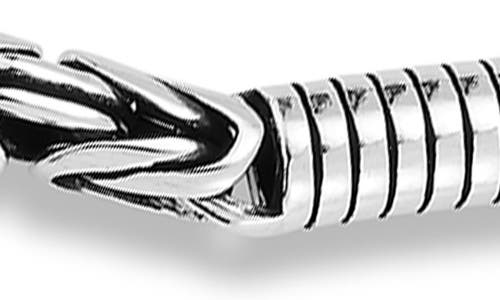 Yield Of Men Rhodium Plate Bracelet In Silver