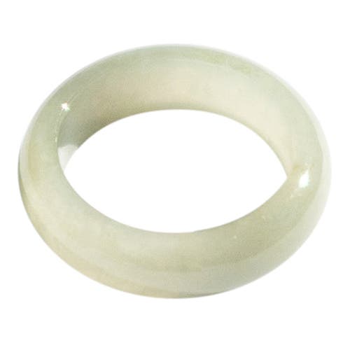 Shop Seree Chess Jade Ring In Off White