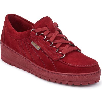 Mephisto Lady Low Top Sneaker, Red