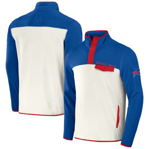 Men's Nike Royal Buffalo Bills Sideline Team ID Reversible Pullover Windshirt